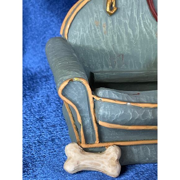 Figi Graphics Dog Sleeping in a Chair Trinket Box Figurine - Picture 8 of 9